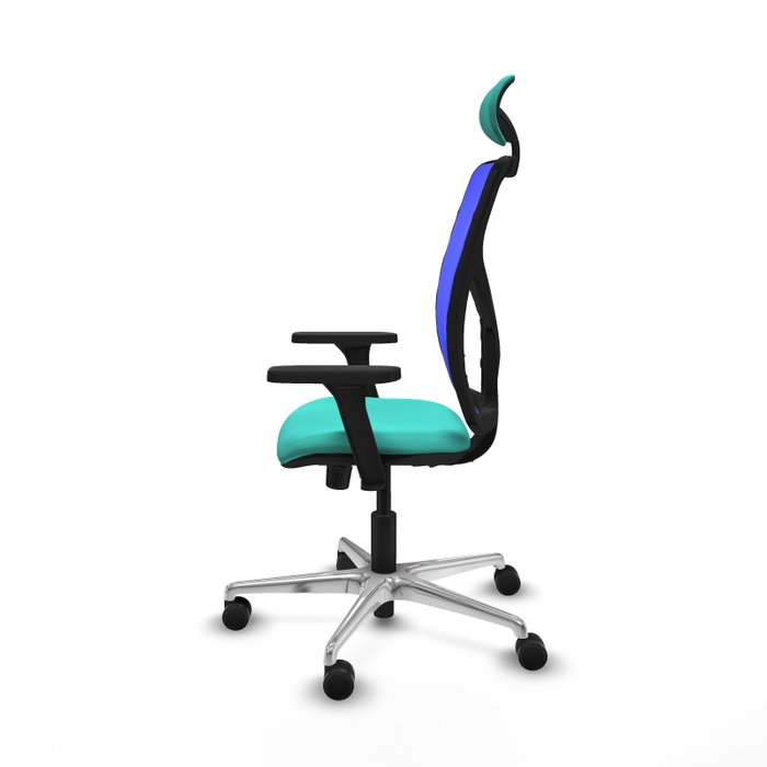 PIQUERAS Y CRESPO Silla de oficina Motilla con Mecanismo Sincro, Turquesa y Azul PIQUERAS Y CRESPO Silla de oficina Motilla con Mecanismo Sincro, Turquesa y Azul
