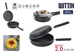 Inde Sartén Tortillera Select 2.0 Quttin 24 cm (6 Unidades)