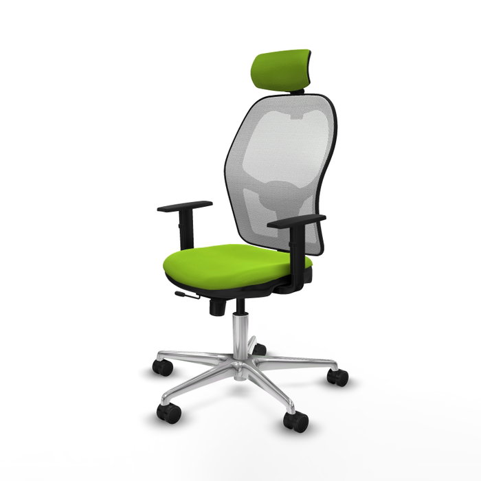 PIQUERAS Y CRESPO Silla de oficina Jorquera Sincro/Traslack Pistacho y Blanco PIQUERAS Y CRESPO Silla de oficina Jorquera Sincro/Traslack Pistacho y Blanco