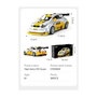 CADA Opel Astra V8 Coupe Escala 1:24 (285 piezas) de construcción