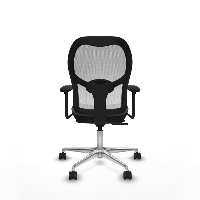 PIQUERAS Y CRESPO Silla de oficina Jorquera con mecanismo Sincro/Traslack, Gris oscuro y Blanco PIQUERAS Y CRESPO Silla de oficina Jorquera con mecanismo Sincro/Traslack, Gris oscuro y Blanco