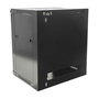 Intellinet Bastidor de Pared 6U 570x450mm Negro (19") con Puerta de Vidrio y Paneles Laterales Desmontables, Máx. 60 kg - Kit de Montaje