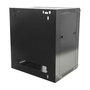 Intellinet Bastidor de Pared 6U 570x450mm Negro (19") con Puerta de Vidrio y Paneles Laterales Desmontables, Máx. 60 kg - Kit de Montaje