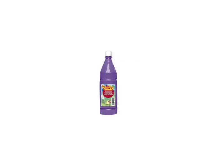 Jovi Témpera Líquida Paint Violeta Botella 1000 mL, Base Agua, Alto Poder Cubriente Jovi Témpera Líquida Paint Violeta Botella 1000 mL, Base Agua, Alto Poder Cubriente