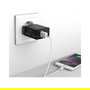 Anker A2021313 Hub USB de 2 Puertos, 24W Máximo, 4.8A Total, Dual Puertos 2.4A, Cargador de Pared Inteligente para Smartphone y Tableta, Negro