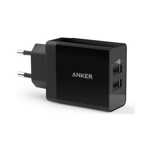 Anker A2021313 Cargador de 2 Puertos USB Negro Anker A2021313 Cargador de 2 Puertos USB Negro