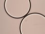 DKD Home Decor Lámpara de Sobremesa LED Aluminio Círculos Negro