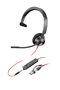 HP Poly Blackwire 3315 Monoaural Microsoft Teams Certified USB-C/3.5mm Negro