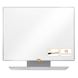 Pizarra Blanca Melamina Nobo Essence Marco Aluminio 60X45 Cm