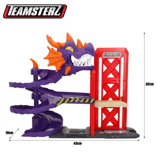 Color Baby Pista Dragon Pit Garaje con 1 Coche