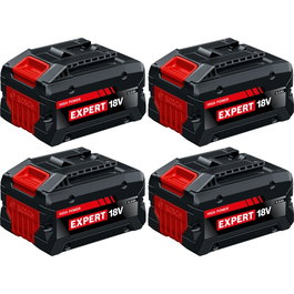 Bosch Akkupack 4x EXBA18V-55 18V 5,5 Ah con L-BOXX 136