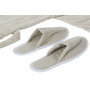 DKD Home Decor Set de 2 Albornoces de Algodón para Mujer, Beige