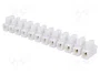 PAWBOL Bloque de bornas de alimentación 32A 400V Blanco