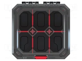 KISTENBERG TITAN 30 Contenedor con Particiones Negro