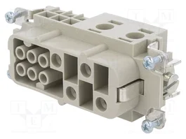 WIELAND Conector HDC Hembra 10 Pines (4+6) Tamaño 16