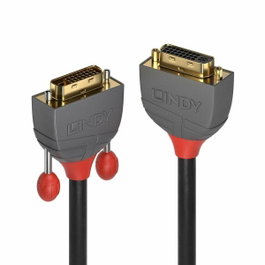 Lindy 36232 Cable DVI-D DVI-I Negro 2m - Conector Dual DVI