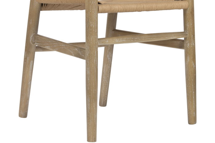 DKD Home Decor Silla Rustic fuyang Cottage Natural 46 x 80 x 55 cm Olmo Ratan