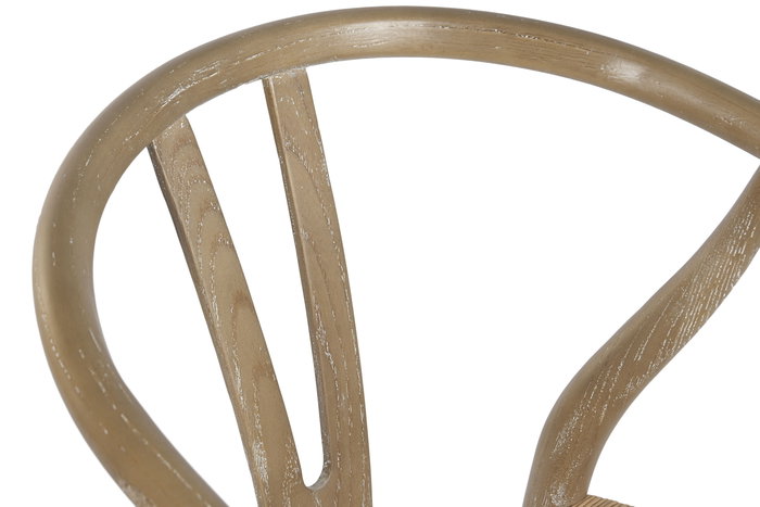 DKD Home Decor Silla Rustic fuyang Cottage Natural 46 x 80 x 55 cm Olmo Ratan