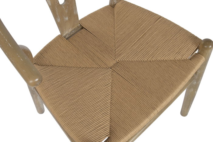 DKD Home Decor Silla Rustic fuyang Cottage Natural 46 x 80 x 55 cm Olmo Ratan