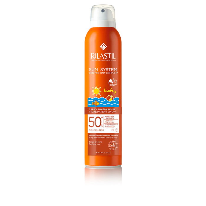 Rilastil Sun System Baby Spray 360 SPF50+ Protector Solar Infantil Transparente Wet-Skin 200 ml Rilastil Sun System Baby Spray 360 SPF50+ Protector Solar Infantil Transparente Wet-Skin 200 ml
