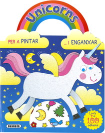 SUSAETA EDICIONES, Unicorns per a pintar i enganxar 2