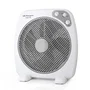 Orbegozo BF 0140 Ventilador de Suelo Box Fan, 60W, 40cm, 3 Velocidades, Difusor Rotatorio, Temporizador 2h, Blanco