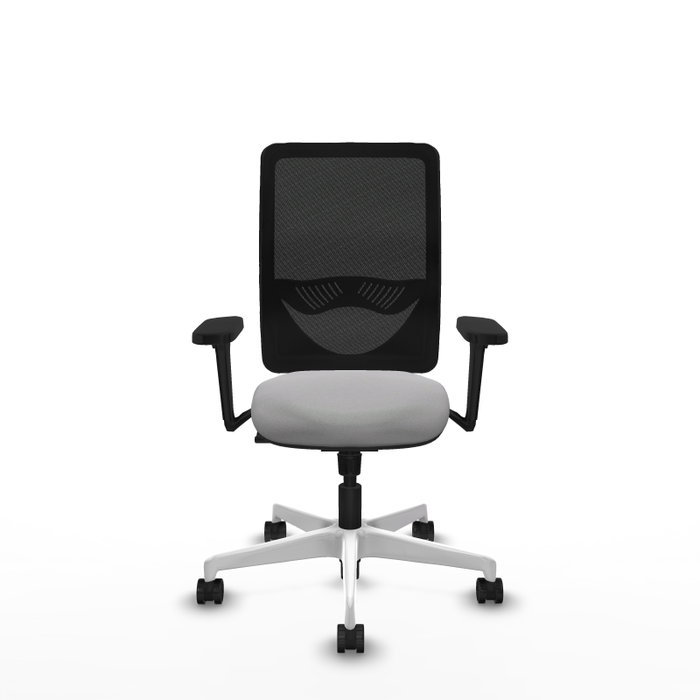 PIQUERAS Y CRESPO Silla de oficina Zulema con Mecanismo Sincro, Gris claro y Negro PIQUERAS Y CRESPO Silla de oficina Zulema con Mecanismo Sincro, Gris claro y Negro