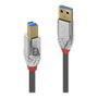 Lindy Cable USB 3.2 Gen 1 Cromo Line 2m USB A a USB B Gris