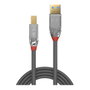Lindy Cable USB 3.2 Gen 1 Cromo Line 2m USB A a USB B Gris