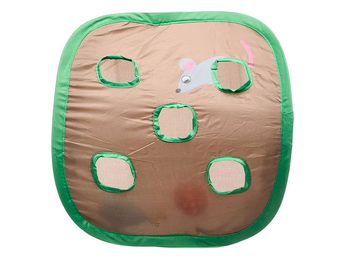 MascoW Juguete Gato Caza Ratón 32 x 10 x 32 cm Plástico, Metal Verde, Marrón, Azul, Naranja (Set de 8)