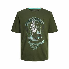 Camiseta de Manga Corta Hombre Jack & Jones Oliva