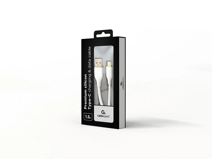 Gembird Cable USB A a USB C de 1,5 m Blanco CC-USB2S-AMCM-1.5M-W