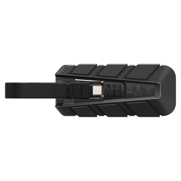 ADATA SC740 SSD Externo 2TB Negro/Azul, USB-C 3.2 Gen 2, Lectura 1050 MB/s, Resistente (MIL-STD-810G)