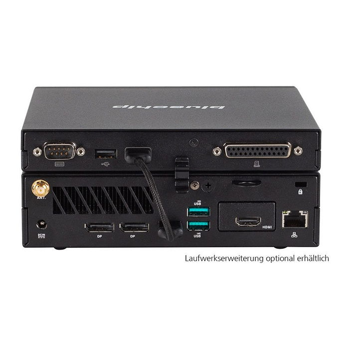Bluechip Computer AG BUSINESSline S3159 Mini PC, Intel Core i5-14400, 16 GB RAM, 500 GB SSD NVMe PCIe 4.0, Windows 11 Pro, Wi-Fi 6E AX211, Bluetooth 5.3, Negro