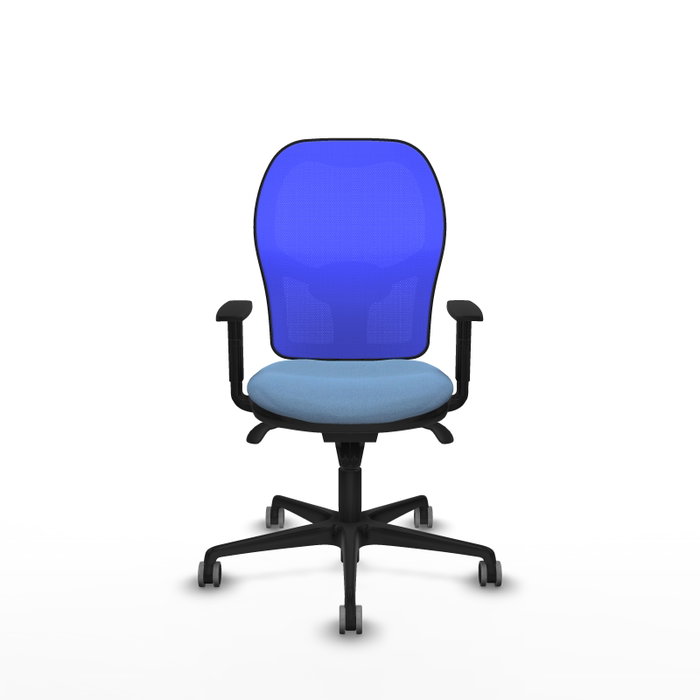 PIQUERAS Y CRESPO Silla de oficina Jorquera con mecanismo Sincro, Azul PIQUERAS Y CRESPO Silla de oficina Jorquera con mecanismo Sincro, Azul
