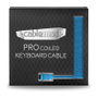CableMod PRO Coiled Keyboard Cable Micro-USB a USB Tipo A, Spectrum Blue - 150cm