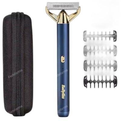 Babyliss X-BLADE Super-X Metal Gold & Navy Recortadora de Barba con 4 Peines Guía Babyliss X-BLADE Super-X Metal Gold & Navy Recortadora de Barba con 4 Peines Guía