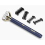 Babyliss X-BLADE Super-X Metal Gold & Navy Recortadora de Barba con 4 Peines Guía