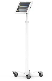 Compulocks Soporte de Seguridad MCRSTDW13PAPX4W para iPad Pro 13" M4/M5 (2024/2025), Montaje en Piso, con Candado y Gestión de Cables, Color Blanco