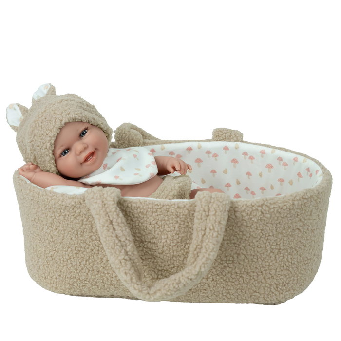 Muñecas Arias Muñeco Elegance Babyto Beige con Capazo