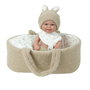 Muñecas Arias Muñeco Elegance Babyto Beige con Capazo