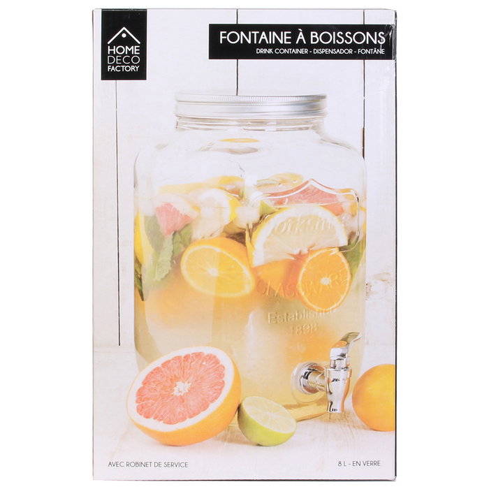 Home Deco Factory Dispensador de Bebida 8 L Essentiel