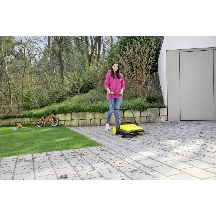 Karcher Barredora Mecánica S 4 Amarillo y Negro Karcher Barredora Mecánica S 4 Amarillo y Negro
