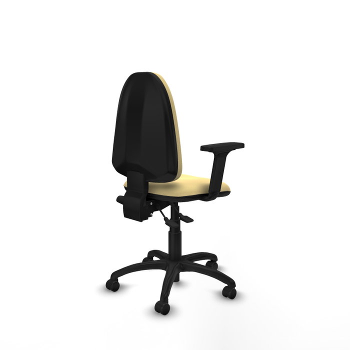 PIQUERAS Y CRESPO Silla de oficina Aýna con mecanismo Asincro color Crema