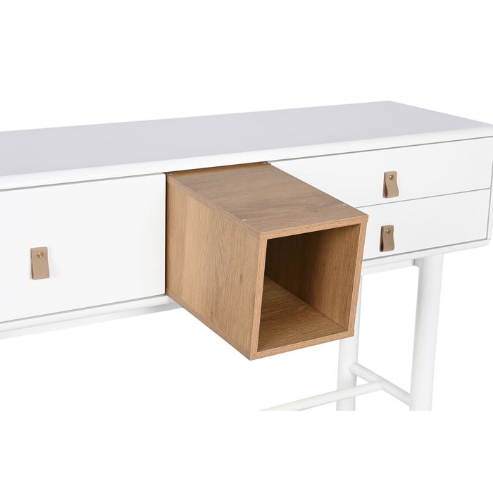 DKD Home Decor Consola Urban Blanco Natural MDF PU 120 x 90 x 35 cm