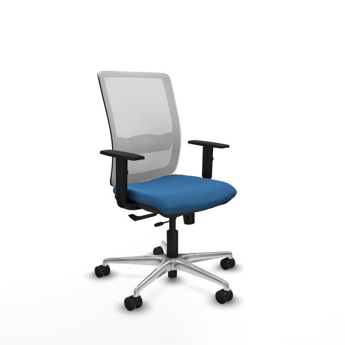 PIQUERAS Y CRESPO Silla de oficina Haches Azul claro y Blanco PIQUERAS Y CRESPO Silla de oficina Haches Azul claro y Blanco