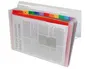Liderpapel 42159 Carpeta Clasificador Fuelle Polipropileno A4 Transparente 13 Departamentos