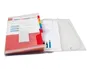 Liderpapel 42159 Carpeta Clasificador Fuelle Polipropileno A4 Transparente 13 Departamentos