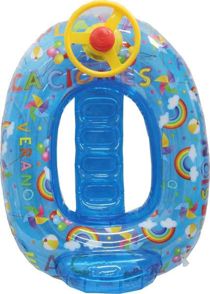 Barca hinchable con volante iris 72cm Barca hinchable con volante iris 72cm