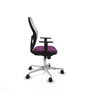 PIQUERAS Y CRESPO Silla de oficina Jorquera Morado/Blanco